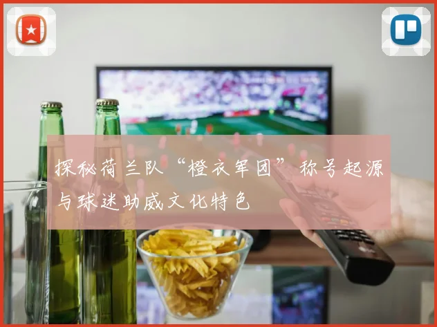 探秘荷兰队“橙衣军团”称号起源与球迷助威文化特色
